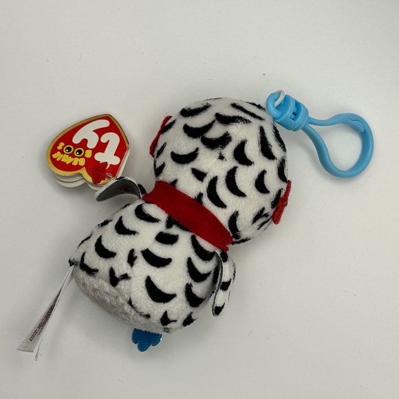 💙  Ty Beanie Boos NESTER Owl Clip / Backpack Charm / Keychain - Picture 3 of 14